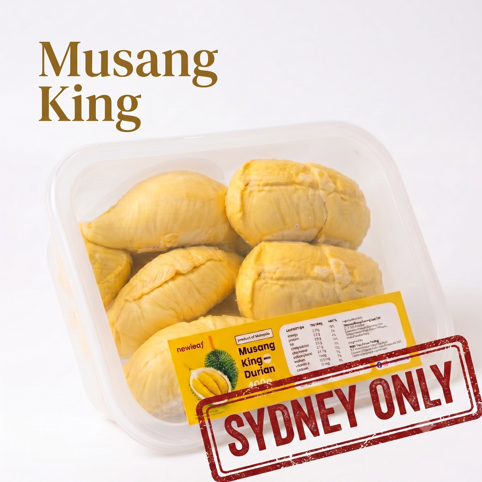 Sydney Pre-Order - Musang King 1 August