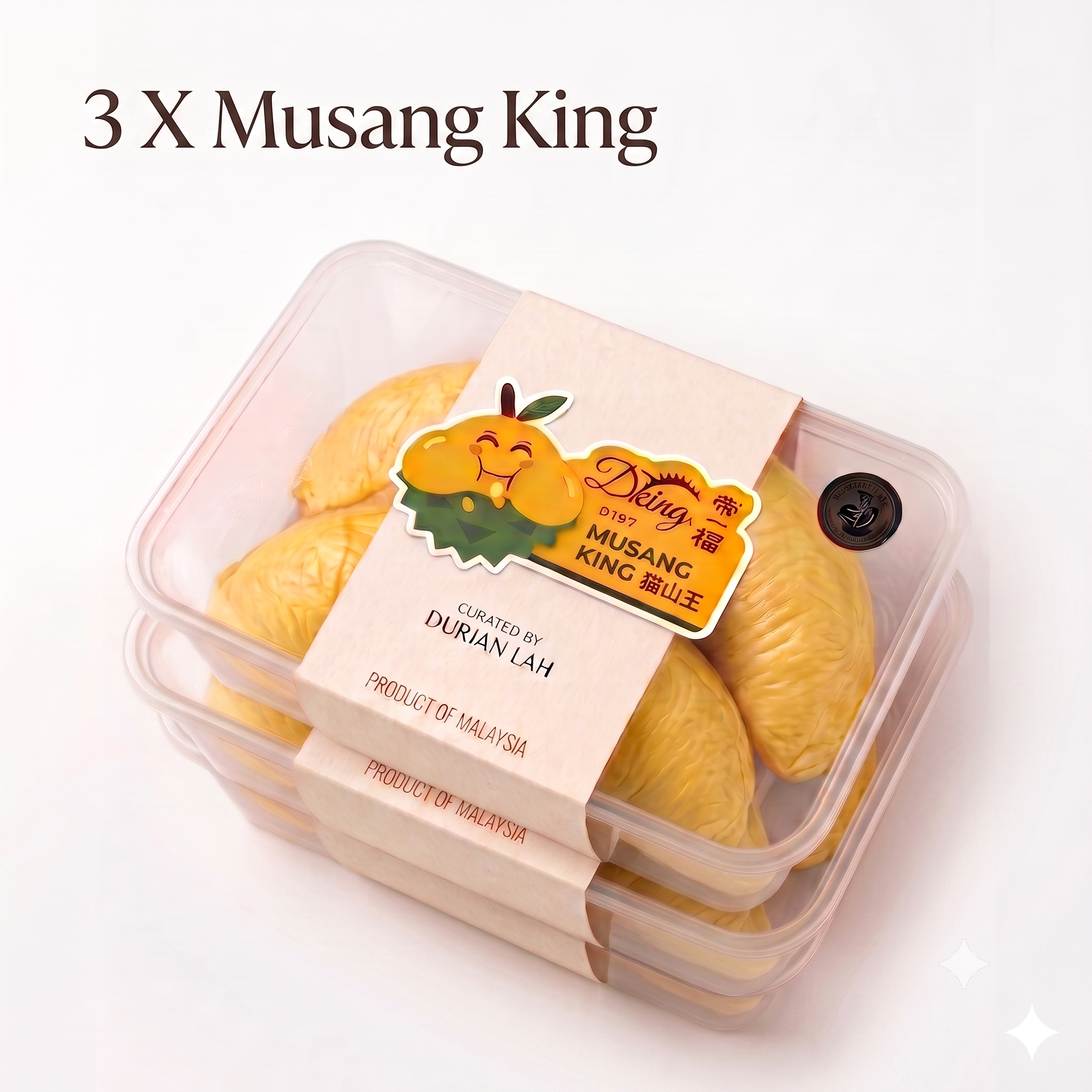 Dking - 新鲜猫山王 - 400克