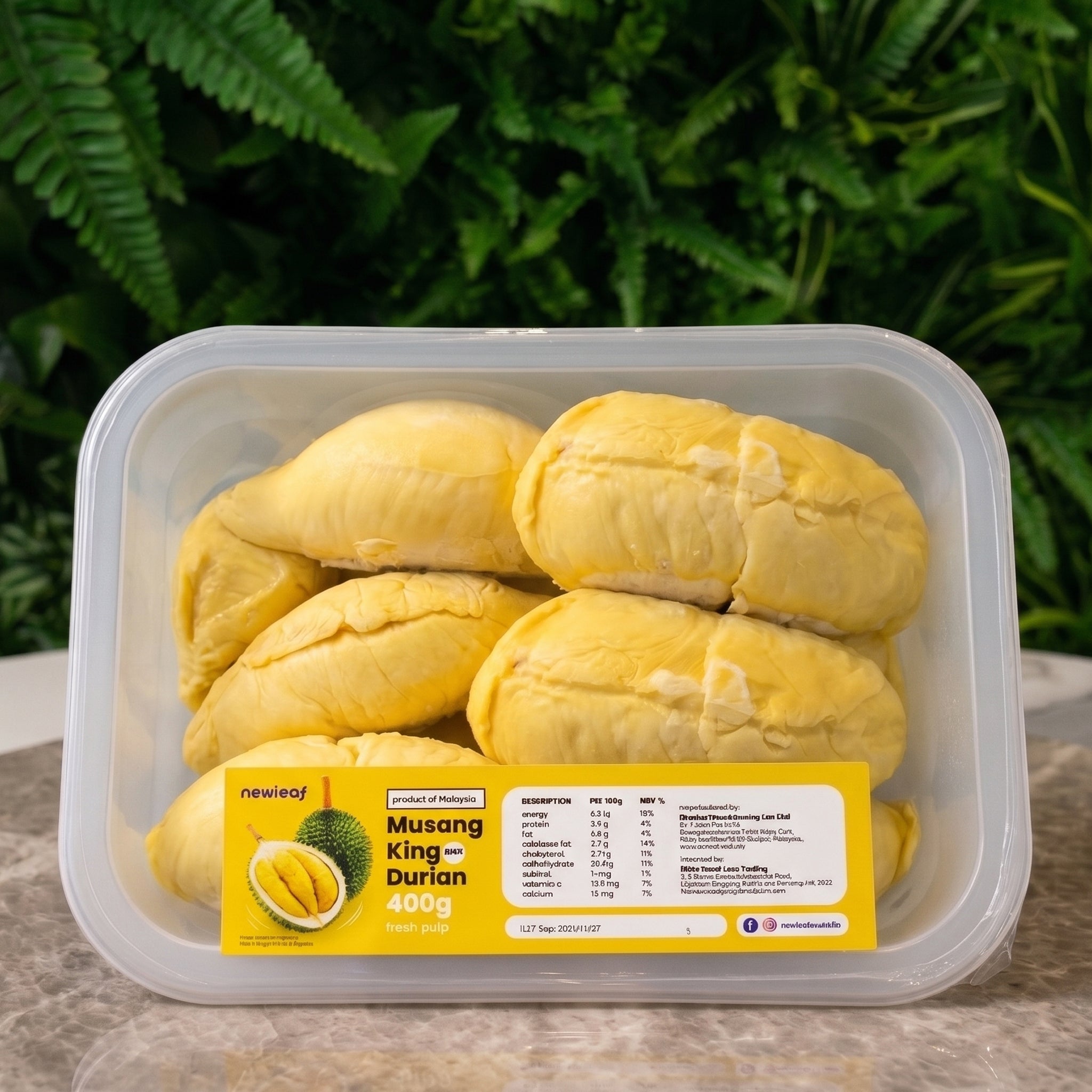 Newleaf - Musang King 貓山王 - 400g Fresh - 20 June 2026